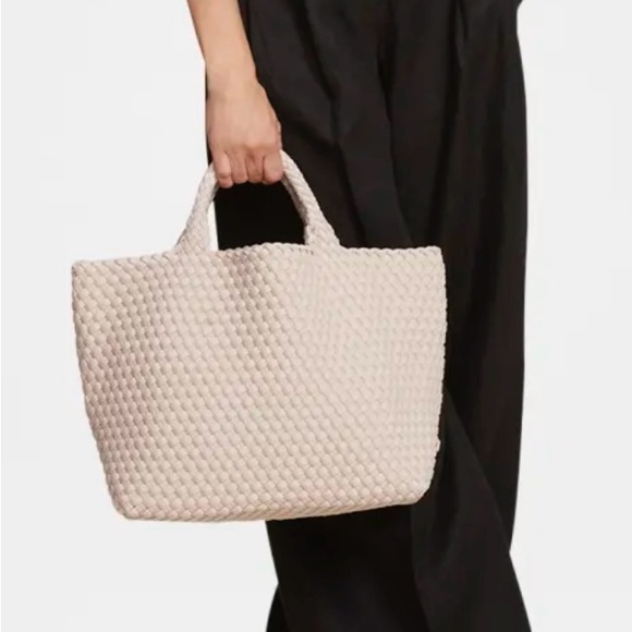 Naghedi Handbags - NAGHEDI St. Barths Medium Woven Tote Bag